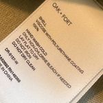 Oak + Fort  Cream Vegan Faux Leather Wrap Dress Midi Length Size Small Women's Photo 11