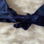 SheIn Navy Blue Twist front Halter Bikini Tops Sz S Photo 42