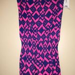Macbeth Collection Blue and Pink Romper Photo 0