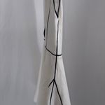 Alice + Olivia  Sleeveless Dress Mini White w Black Piping Size 0 Mint "Employed" Photo 5