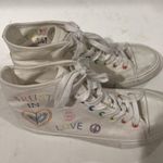 American Eagle Outfitters White High-Top Sneakers. Size 9 Photo 0