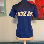 Nike  Shirt Size S Small Blue Crop Top Short Sleeve Tee Cropped Photo 6
