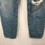 Slvrlake London Jeans SZ 24 NWT Shakedown Straight Leg Distress Denim High Waist Blue Photo 13