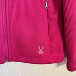 Spyder Women’s Pink Full-Zip Fleece Core Sweater Jacket Size Medium Photo 1