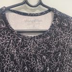 Hang Ten  Women's Black and White  Floral Print Long Sleeve Fishing Shirt Sz M Photo 1