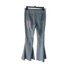 Rue 21 Junior's Size 9 Light Wash Frey Hem High Rise Flare Jeans Photo 5