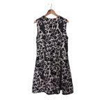 Oscar de la Renta SZ 14 black and white floral a-line dress Photo 4