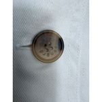 Harvé Benard  White Button Front Midi Skirt Cotton‎ Twill High Waist Photo 4