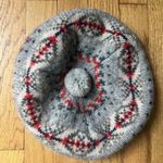 VTG HANSEN knitting mill BERET fair Isle ski women made in USA NOS WOOL cap Photo 6