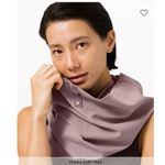 Lululemon Vinyasa Scarf Womens One Size Violet Verbena Pink Nulu Snap Wrap Shawl Photo 2