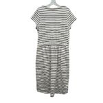 Pact Women's White Organic Cotton Relaxed Slub Weekend Dress Vacation Casual M Photo 1