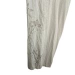 Norton Mcnaughton Women's Cream Linen Floral Design Maxi Dress Size XL Photo 1