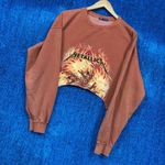 ZARA Metallica Sad But True Heavy Metal Band Crop Crewneck M Photo 2
