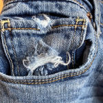 American Eagle American‎ Eagle Outfitters Skinny Distressed Low Rise Stretch Jeans size 6 Photo 5