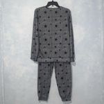 Ekouaer Womens Gray Pajama Set Long Sleeve Star Print Soft Pjs Lounge Pockets Sm Photo 1