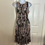 Maeve  Anthropologie Leslie Paisley Wrap Top Midi Dress Size S Photo 7