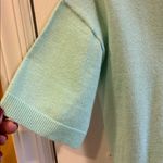 M&S COLLECTION SWEATER S/S LIGHT GREEN ON FRONT AND KELLY GREEN ON BACK SIZE SM Photo 3