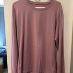 Mauve Long Sleeve Swim Top Pink Size XL Photo 0