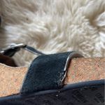 ◾️ Cordani Black Leather Cork Platform Wedge ◾️ Size 8 Photo 3