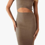 PRETTYGARDEN Women's‎ Midi Bodycon Side Slit Sleeveless Cut Out Dress Medium Photo 0