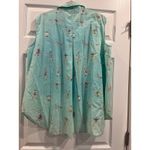 Vintage women's‎ tank blue exercise size 40 XL 80's 90's Photo 4