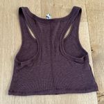 Free People  Tank Top Cropped Ribbed Size XS Brown Photo 2