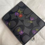 Coach Snap Wallet In Signature Canvas With Country Floral Print Photo 1