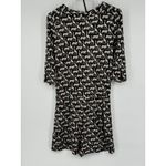 Diane Von Furstenberg Diane Von Furstenburg Opal Jungle Animal Print Silk Button Front‎ Romper Size 6 Photo 3