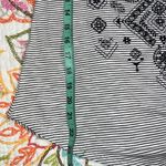 Eyeshadow  small tank geometric striped design sheer design in front comfy new Photo 4