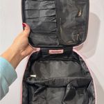 Juicy Couture Pink  velvet travel makeup bag or cosmetic bag Photo 4