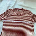 Madewell  Crew Neck Striped Long Sleeve Sweater size s‎ Photo 4