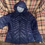 New York & Co. Women’s Blue Puffer Coat size Large  Photo 0