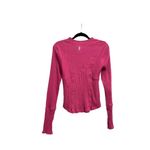 Free People Movement NWT! Pink FP Movement by Free People Ribbed Laura Long Sleeve Top  Photo 1