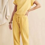 Faherty Dream 100% Organic Cotton Gauze Pants Size Large NWT Photo 7