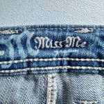 Miss Me  Bermuda Womens Jean Shorts Denim Size 26 Style JF4393 Low Rise Raw Hem Photo 7