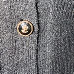 WAYF  Morgan Button-Front Knit Sweater Midi Dress Black Size Medium NEW Photo 6