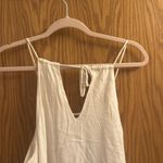 Willow & Clay white dress with embroidery flowers size large Photo 6