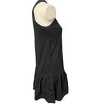 Madewell  Women's XXS Black Sleeveless Drop Waist Tank Dress Short Length Photo 4