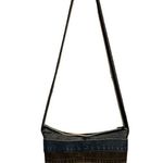 Handmade Striped  denim strips Women's Crossbody Bag Photo 0