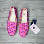 Toms Nwt  limited edition candyland confections print shoes flats pink sz w7 Photo 2