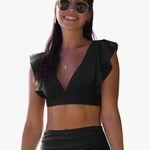 Spotlike SPORLIKE Women Ruffle  Push Up bikini top Photo 1