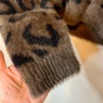 Bella Dahl Fuzzy Leopard Print Sweater From Revolve Brown Black Size Small Photo 10