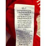 USA Red Striped Sleeve Raglan Tee Shirt Top Womens Medium 4th of July Photo 5