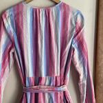 J.Crew Belted button-up dress in pastel stripe Photo 10