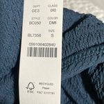 J.Crew Textured Hi Rise Cheeky Bikini Bottom Deep Midnight Jacquard S (4-6) NWT Photo 2