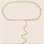 Elegant Gold Plated Rhinestone Waist Chain Belt Versatile Accessory Adjustable Photo 1