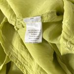 Johnny Was Embroidered Blouse Top Lime Green Cupra Rayon Size XS Photo 6