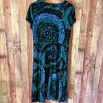 Perceptions  Black Patterned Dress Size 16‎ Photo 1