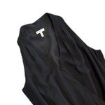 Joie  | Black V Neck Mini Dress 100% Silk Lined Size XS Quiet Luxury Capsule Photo 5