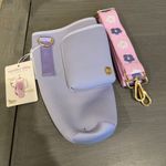 Lavender Tumbler Sling with Floral Strap new with tags periwinkle phone holder Purple Photo 1